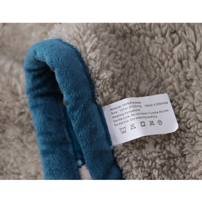 Buddha Stones Geometryczny Ciepły Miękki Koc Łóżkowy - image 9