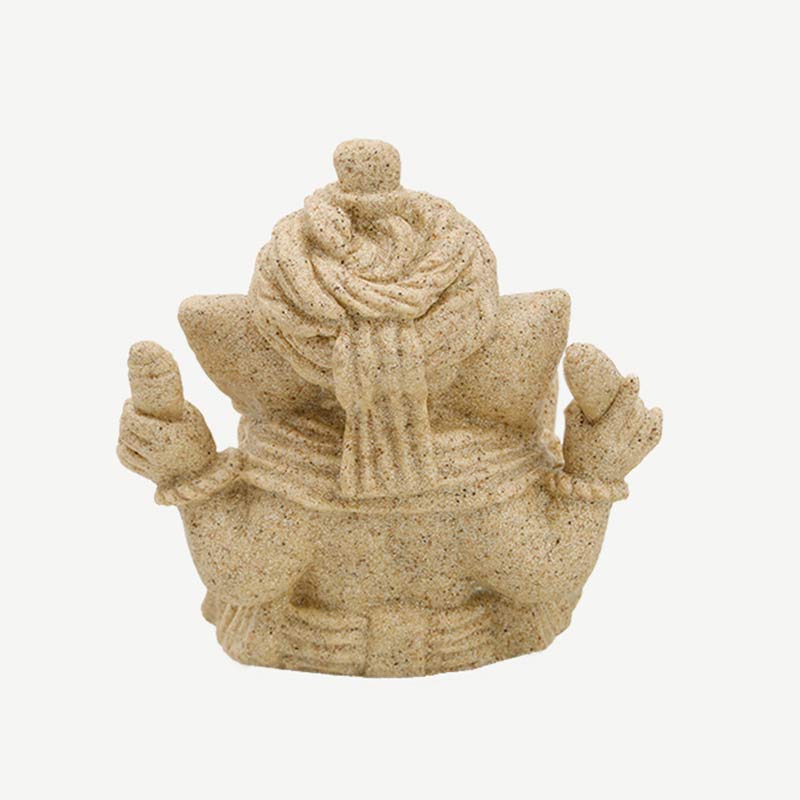 Ganesh Ganpati Słonia Statua Błogosławieństwo Ochrona Dekoracja Domu