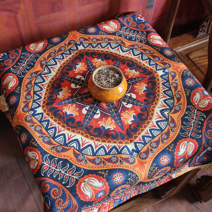 Boho Mandala Obrus Dekoracja Stołu Domowego