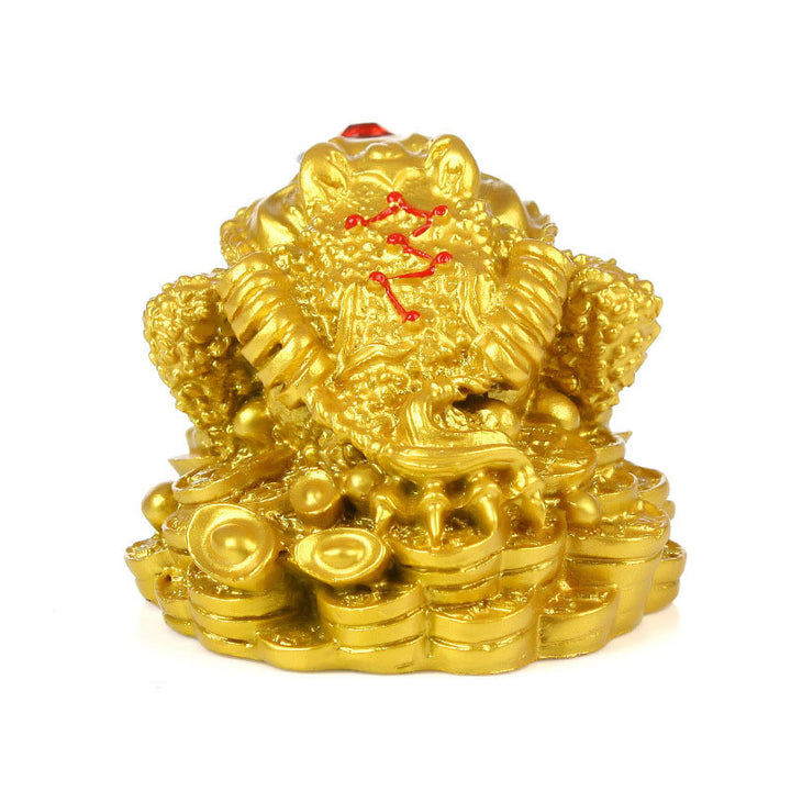 Buddha Stones FengShui Bogactwo Szczęśliwa Żaba Dekoracja
