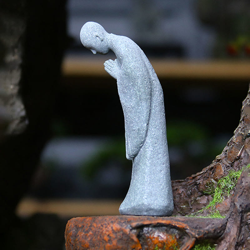 Buddha Stones Medytacja Budda Mnich Spokój Dekoracja Domu