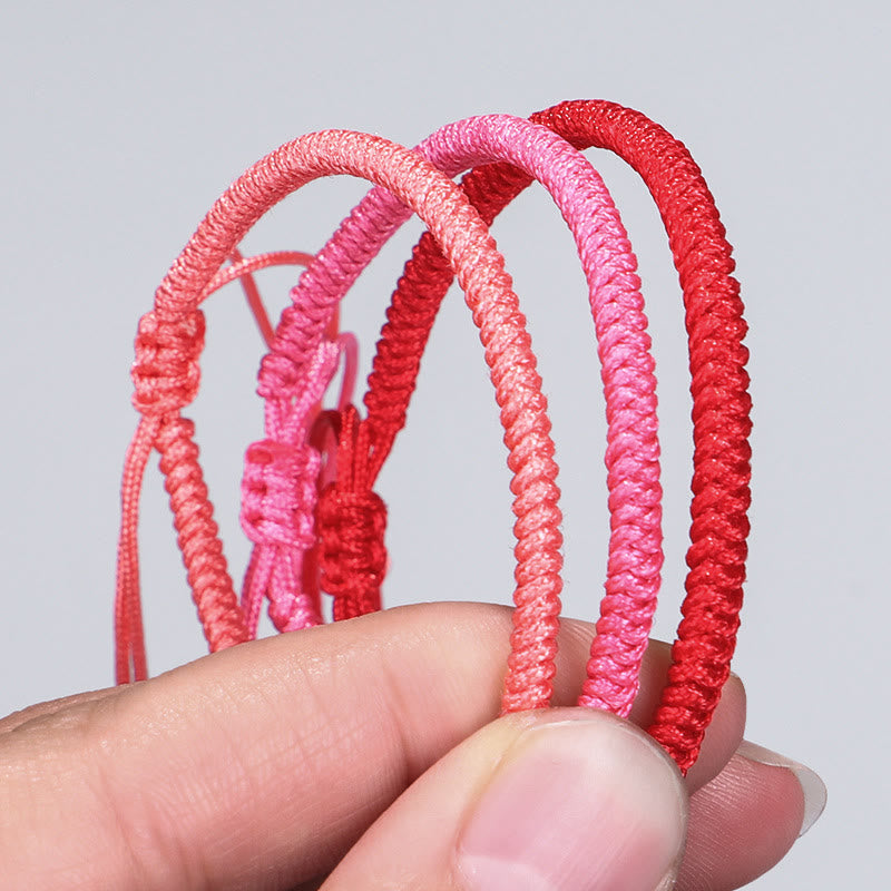 Buddha Stones Tybetańskie 3 sztuki King Kong Knot Protection Braided Bracelet