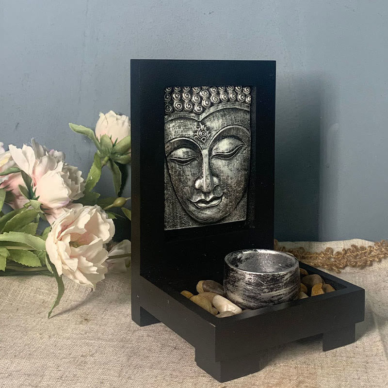 Buddha Stones Budda Współczucie Spokój Dom Modlitwa Ołtarz Zen Dekoracja - image 12