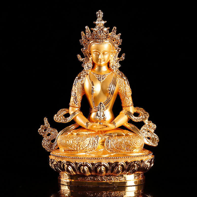 Buddha Stones Figurka Buddy Długowieczności Posąg Spokoju Dekoracja Domu