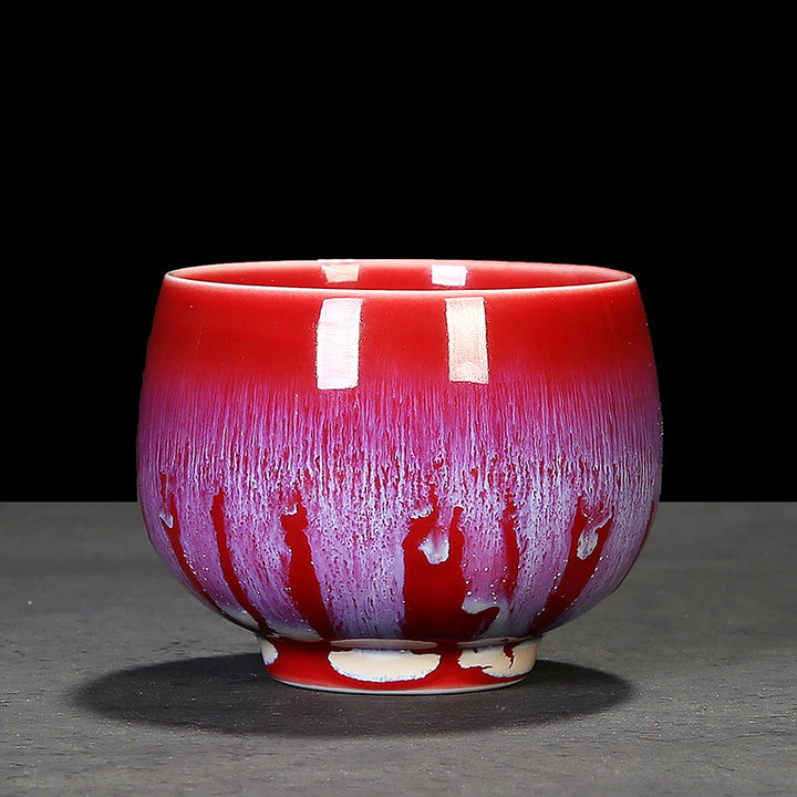 Buddha Stones Chińskie Jianzhan Glaze Kiln Change Ceramic Tea Cup Tenmoku Kung Fu Tea Cup