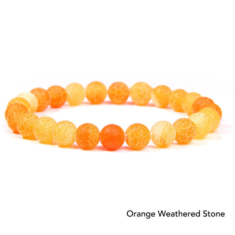 Bransoletka z koralików Natural Agat Stone Crystal Balance