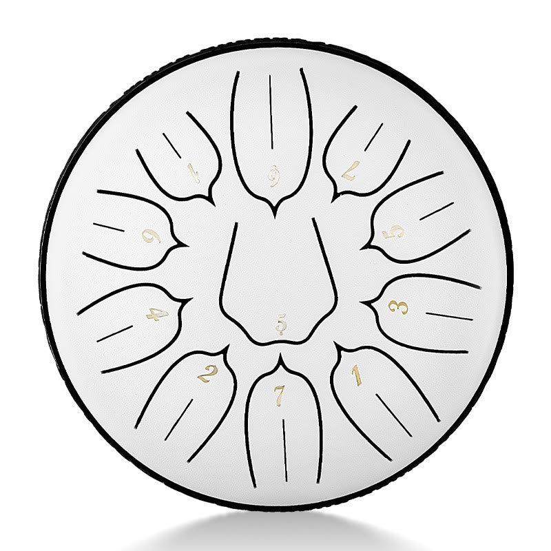 Buddha Stones językowy ze stali Dźwięk uzdrawiający Medytacja Joga Zestaw perkusyjny Lotus 11 nut 6 cali