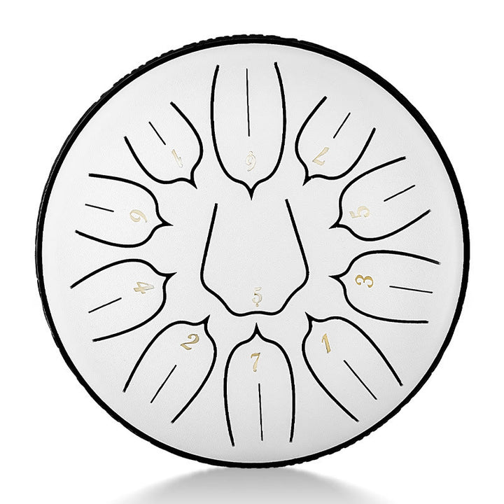 Buddha Stones językowy ze stali Dźwięk uzdrawiający Medytacja Joga Zestaw perkusyjny Lotus 11 nut 6 cali