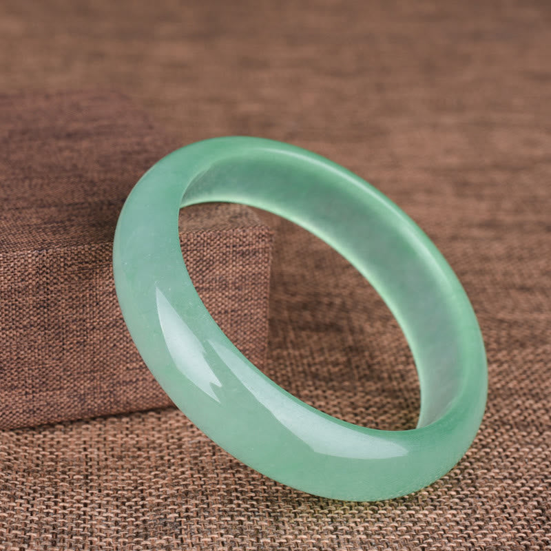 Buddha Stones Naturalny Jadeit Szczęście Uzdrawiająca Bransoletka Dobrobytu