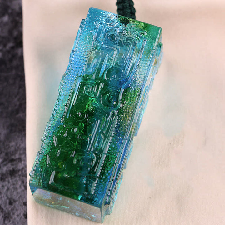 Feng Shui ręcznie robiony kryształowy element sztuki Liuli dekoracja domowego biura - image 4