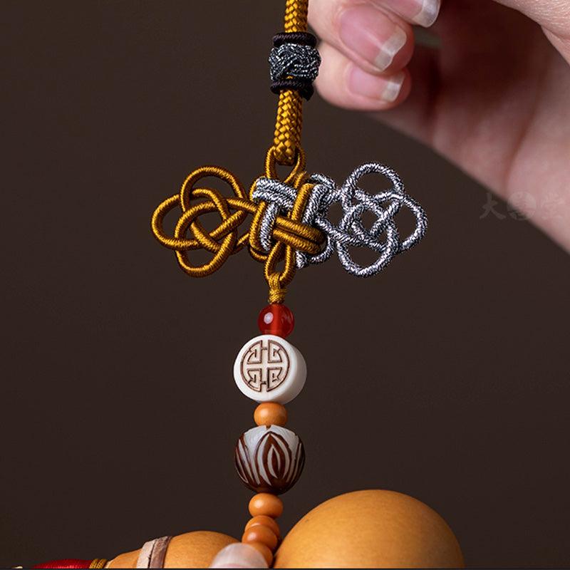 Buddha Stones Feng Shui Monety Tykwa Chiński Węzeł Szczęśliwe Monety Pięć Cesarskich Pieniędzy Bogactwo Frędzle Dekoracja - image 14