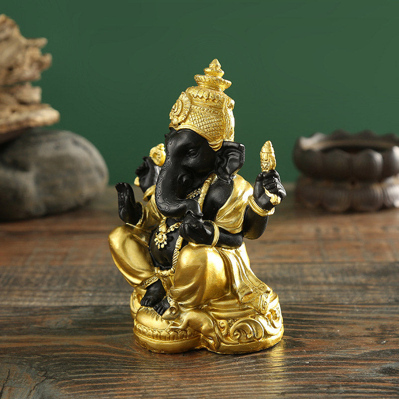 Buddha Stones Tybetańska dekoracja Ganpati FengShui - image 2