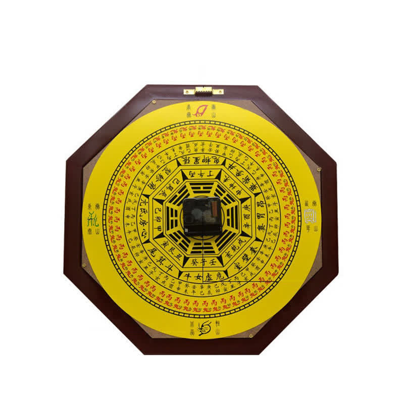 Feng Shui Bagua Mapa Równowagi Energii Mapa Ścienna Zegar - image 22