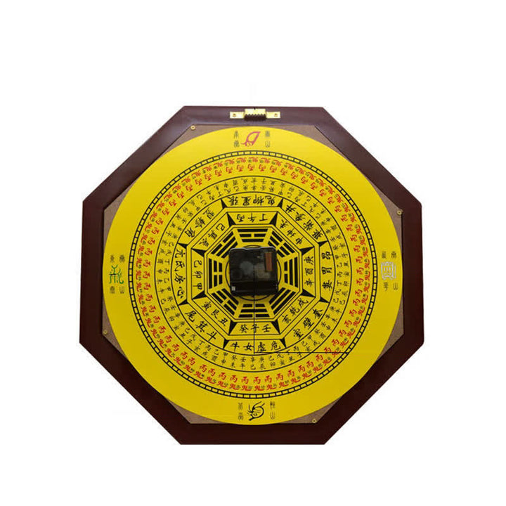 Feng Shui Bagua Mapa Równowagi Energii Mapa Ścienna Zegar