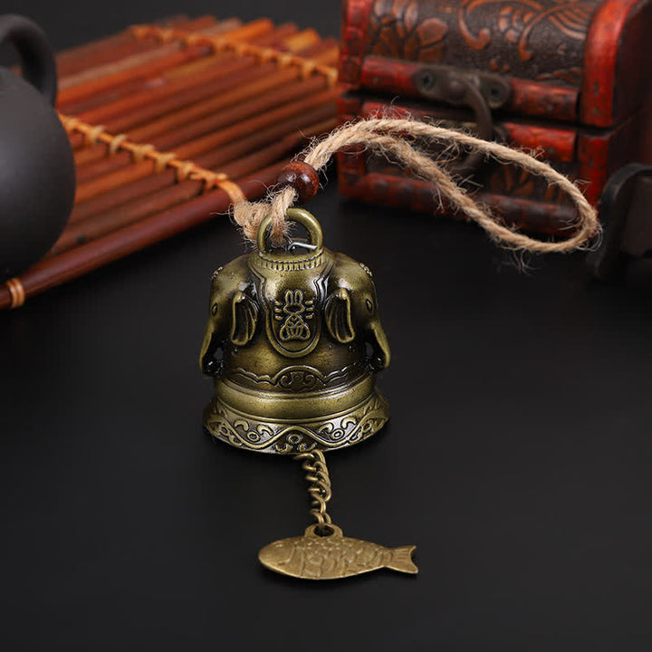 Buddha Stones Feng Shui Budda Koi Ryba Smok Słoń Wiatr Dzwonek Szczęście Dekoracja Ścienna