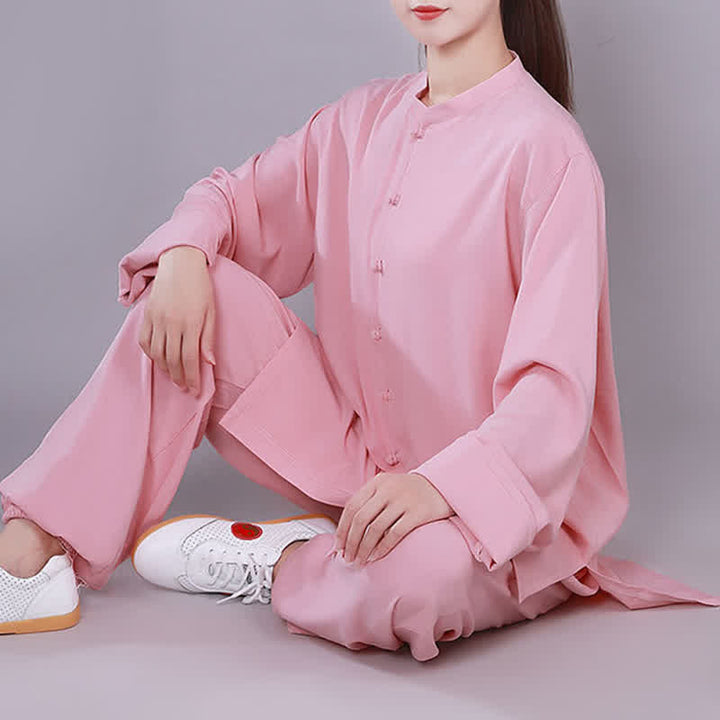 Buddha Stones Tai Chi Qigong Medytacja Modlitwa Duchowa Praktyka Zen Unisex Bawełniany Lniany Zestaw Ubrań - image 12