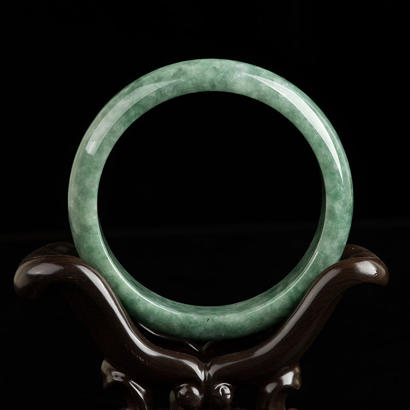 Bransoletka z naturalnego jadeitu , Buddha Stones , szczęścia i bogactwa