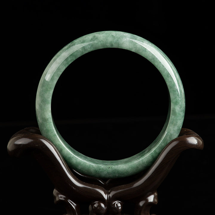 Bransoletka z naturalnego jadeitu , Buddha Stones , szczęścia i bogactwa