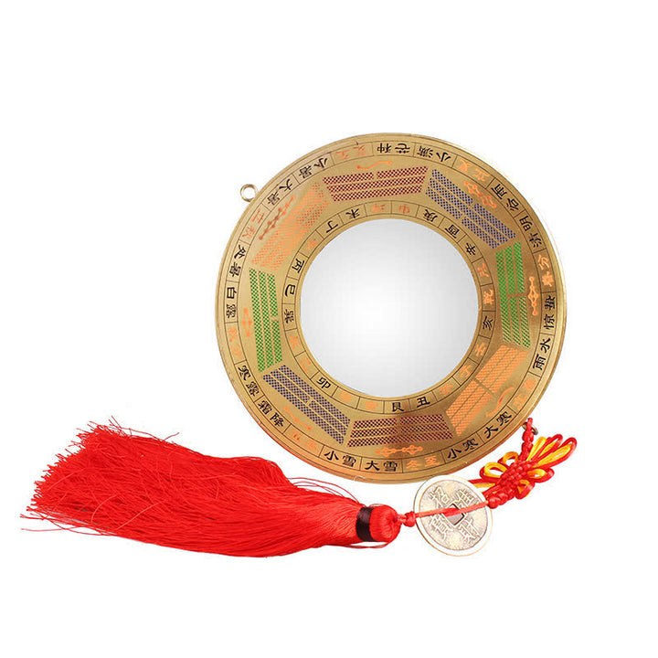 Mapa Feng Shui Bagua Moneta Miedziana Chińska Mapa Równowagi Energii