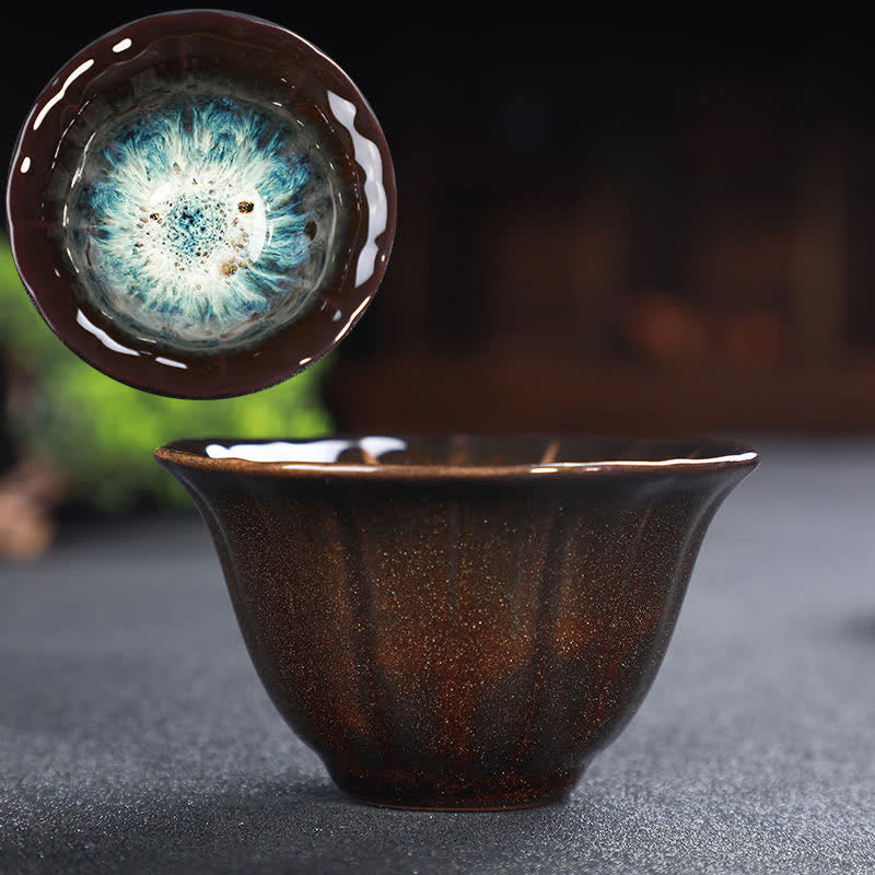 Buddha Stones Kolorowe Ceramiczne Filiżanki Do Herbaty Domowe Biuro Filiżanki Do Herbaty - Sienna&Blue - image 88