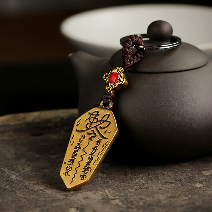 Brelok do kluczy z równowagą pokoju Feng Shui Bagua Yin Yang