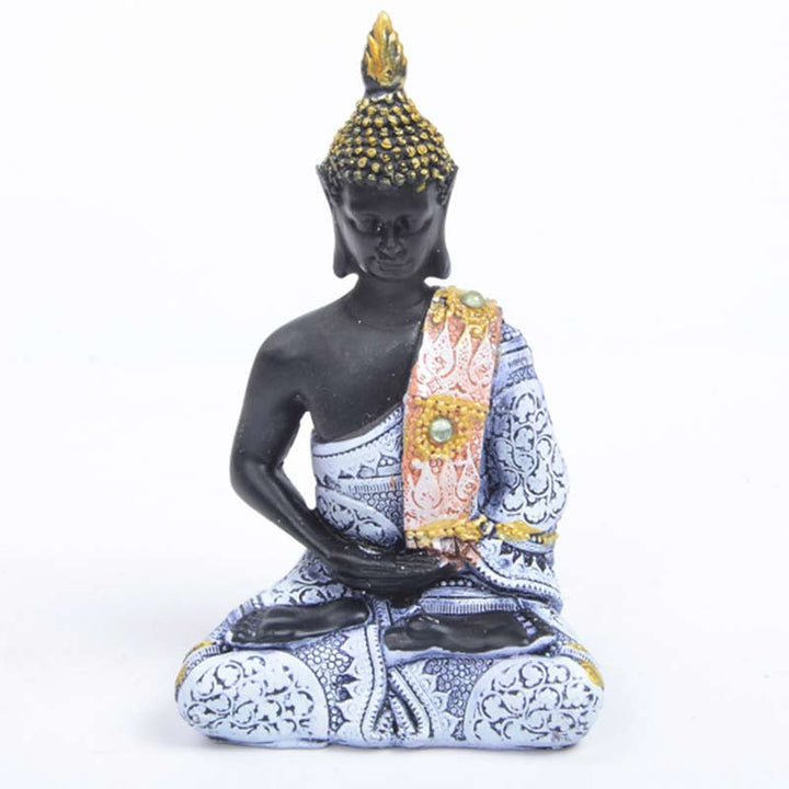 Buddha Stones Budda tybetański dekoracja FengShui - Niebieski - image 2
