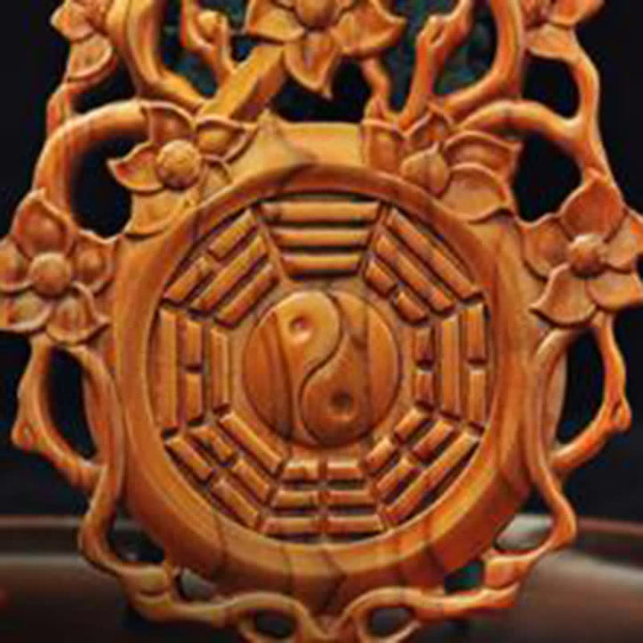 Mapa Feng Shui Bagua Peach Wood, chińska mapa równowagi energetycznej węzłów