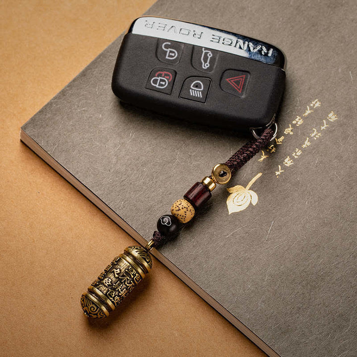 Buddha Stones Brelok miedziany Heart Sutra