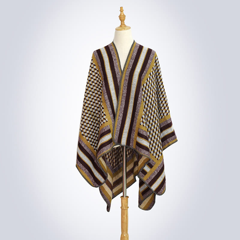 Buddha Stones Tybetański Szal Klasyczny Wzór Zimowy Przytulny Ciepły Szalik Podróżny Otulacz - image 23