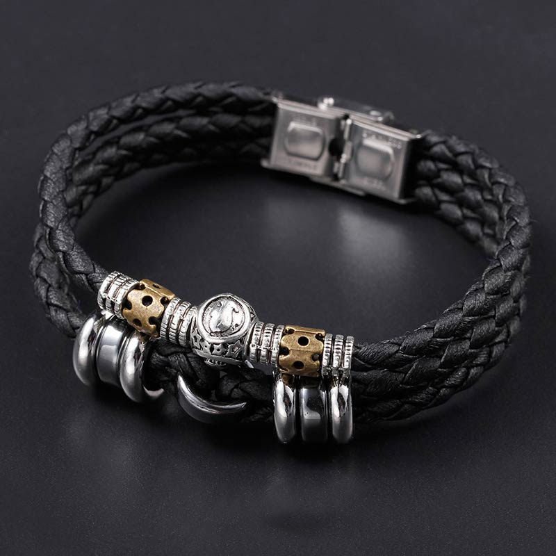 Bransoletka ochronna z hematytu z Buddha Stones 12 konstelacji zodiaku