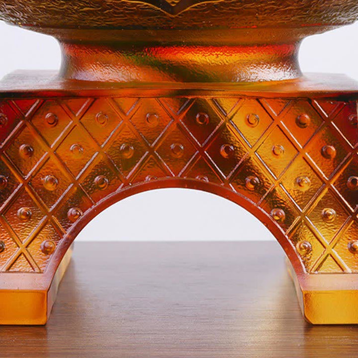 Ręcznie robiona miska skarbów Liuli Crystal PiXiu, element dekoracyjny domu - image 13