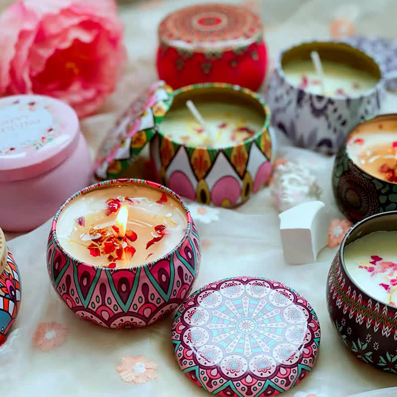 Biała herbata, kwiat imbiru, lawenda, gardenia, zapachowa świeca sojowa, prezent dla rodziny i przyjaciół - image 20