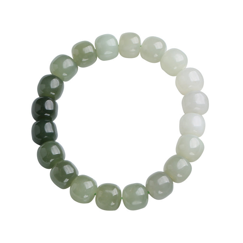 Bransoletka z Buddha Stones Gradient Jade Luck Blessing