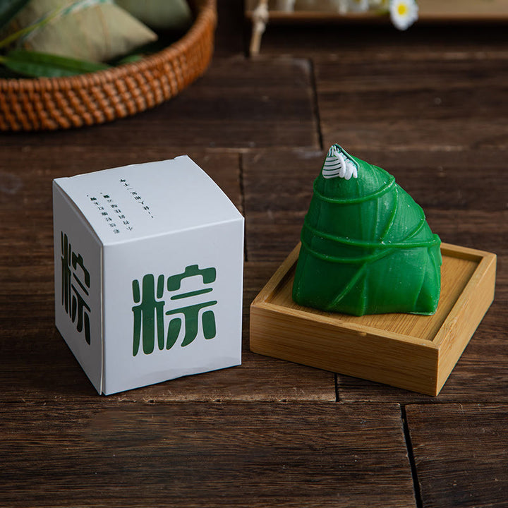 Buddha Stones , Festiwal Smoczych Łodzi, Wzór Zongzi, Świeca Zapachowa, Prezent Dla Rodziny, Przyjaciół