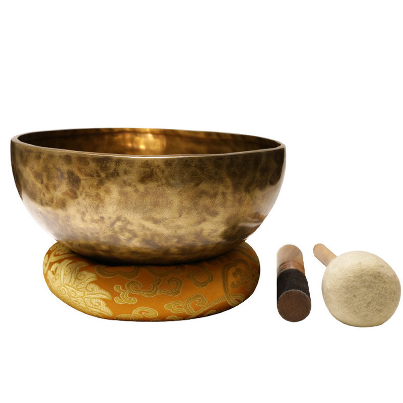 Buddha Stones Tybetańskie ręcznie robione do uzdrawiania i medytacji Zestaw mis śpiewających o pozytywnej energii - image 4