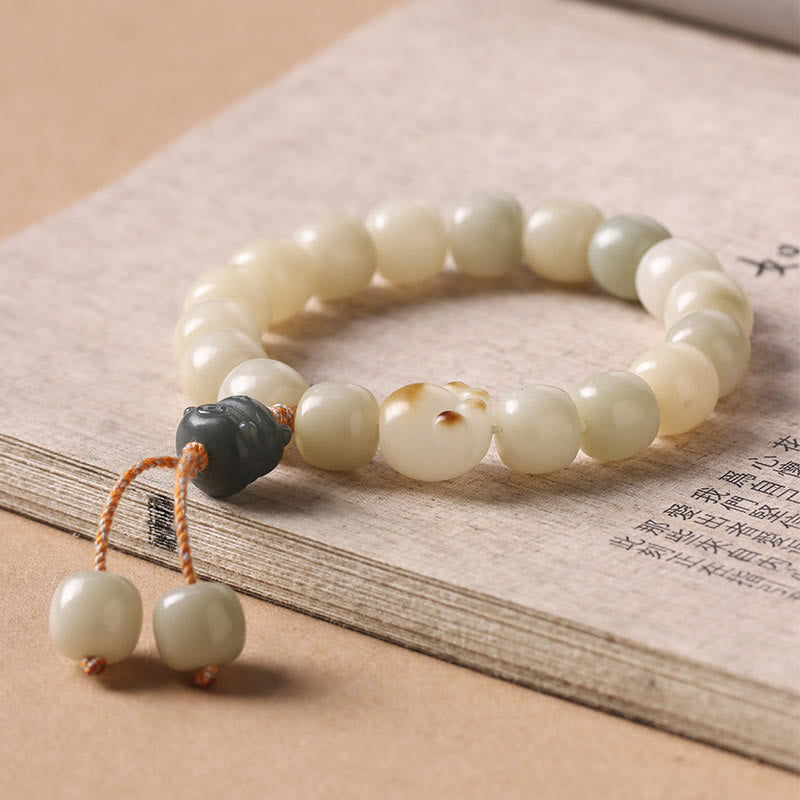 Buddha Stones Szczęścia Kot Bodhi Nasiona Kocia Łapa Bransoletka Pokoju - image 2