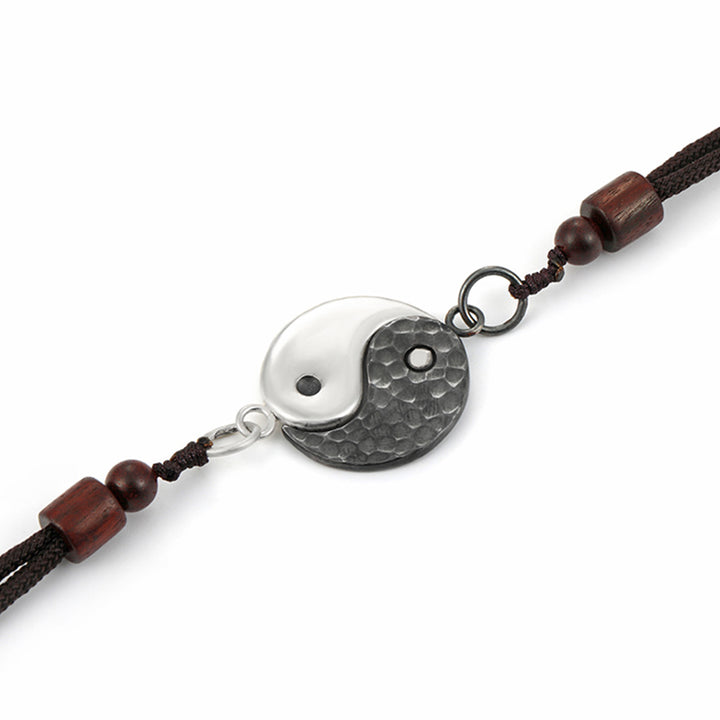 Buddha Stones 990 Srebro Sterlingowe Naszyjnik Yin Yang Równowaga Harmonia Wisiorek - image 13