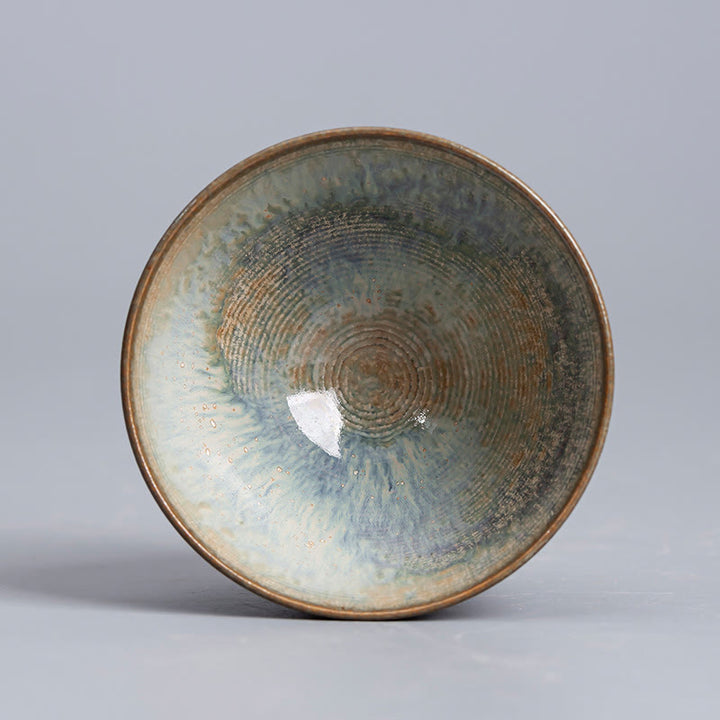 Buddha Stones Jingdezhen Malowana ręcznie porcelana Ru Kiln Hanfu Dziewczyna Kwiat Ceramiczny Filiżanka Kung Fu Filiżanki do herbaty