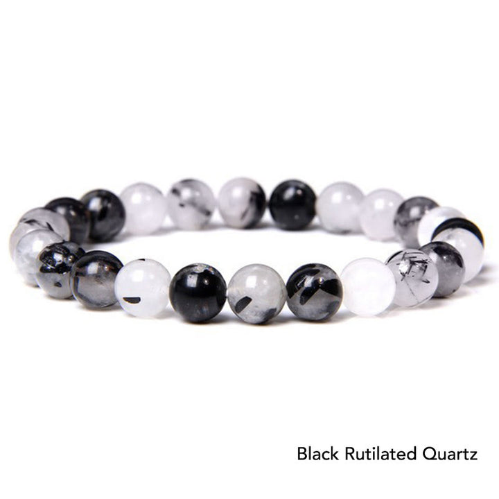 Bransoletka z koralików Natural Agat Stone Crystal Balance