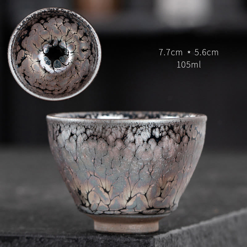 Buddha Stones ręcznie robione kwiaty wiśni Sakura Design chiński Jianzhan Ceramiczny kubek do herbaty Kung Fu