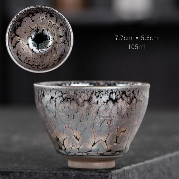 Buddha Stones ręcznie robione kwiaty wiśni Sakura Design chiński Jianzhan Ceramiczny kubek do herbaty Kung Fu
