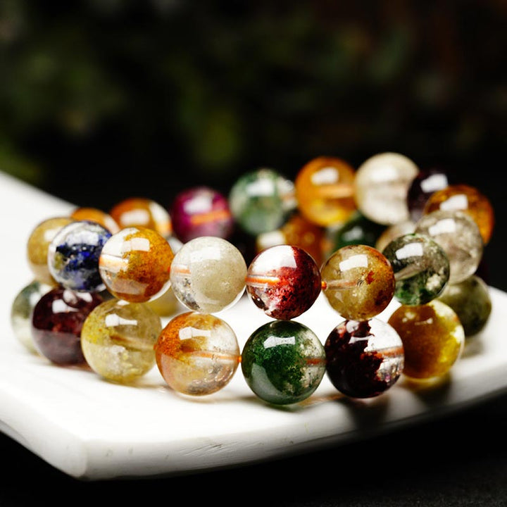 Buddha Stones Naturalne Różnorodne Kamienne Kryształowe Bransoletki Miłosne