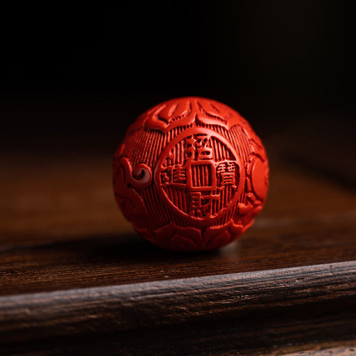 Buddha Stones Tybet Om Mani Padme Hum PiXiu Miedziana Moneta Mały Liść Czerwony Sandałowiec Cynober Ochrona Brelok