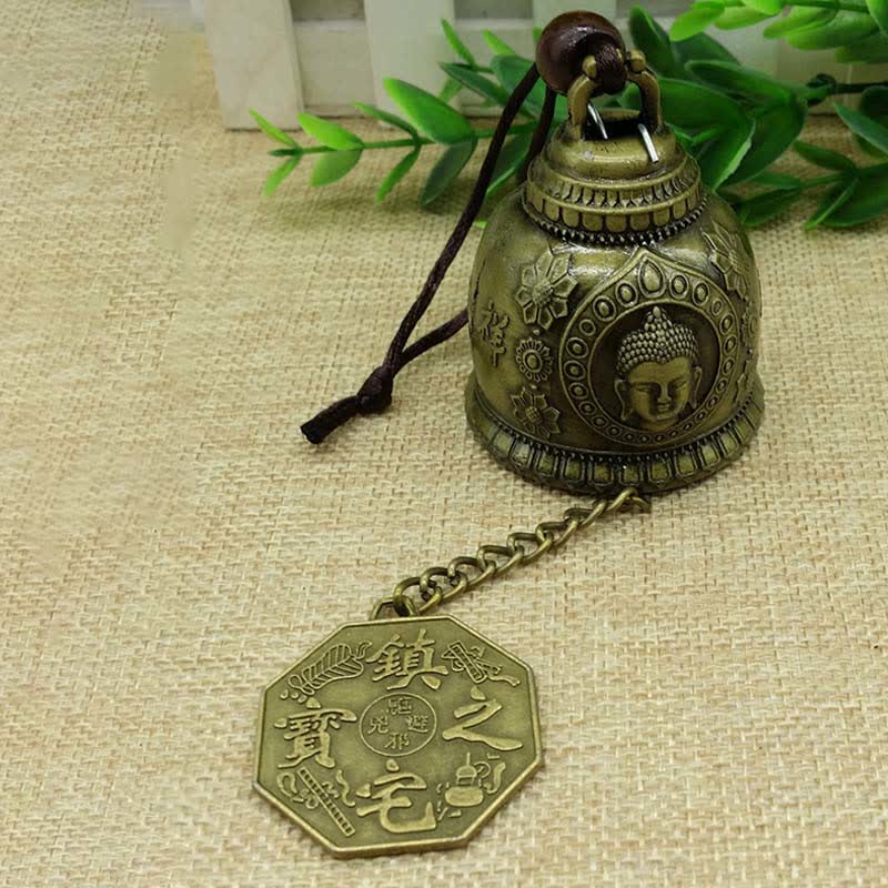 Buddha Stones Feng Shui Budda Koi Ryba Smok Słoń Wiatr Dzwonek Szczęście Dekoracja Ścienna