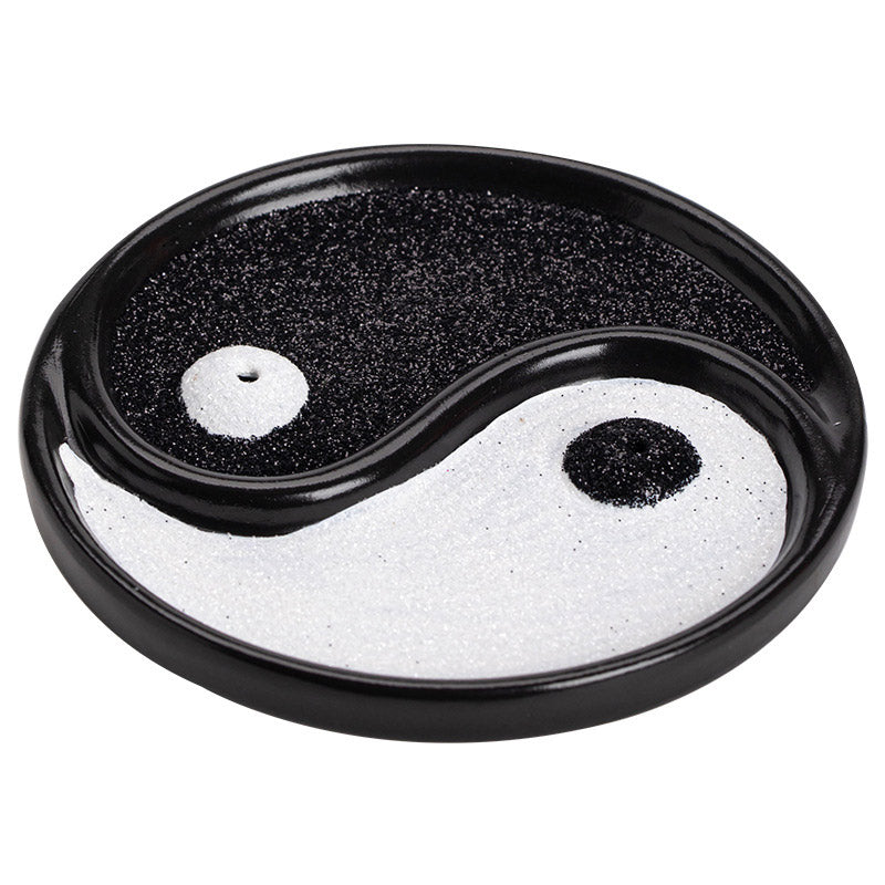Buddha Stones Yin Yang Zen Balance Uchwyt na kadzidełka