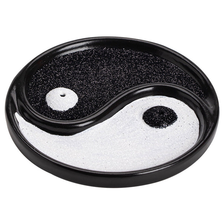 Buddha Stones Yin Yang Zen Balance Uchwyt na kadzidełka