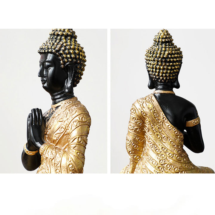 Buddha Stones, żywiczna statua Buddy Współczucia, dekoracja