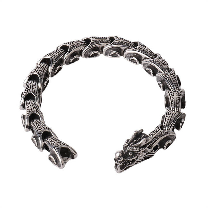 Bransoletka ze stali tytanowej Dragon Luck