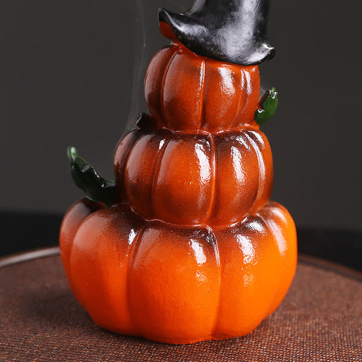Dynie na Halloween Duch Żywica Cofanie Dymu Fontanna Kadzidło Palnik Dekoracja