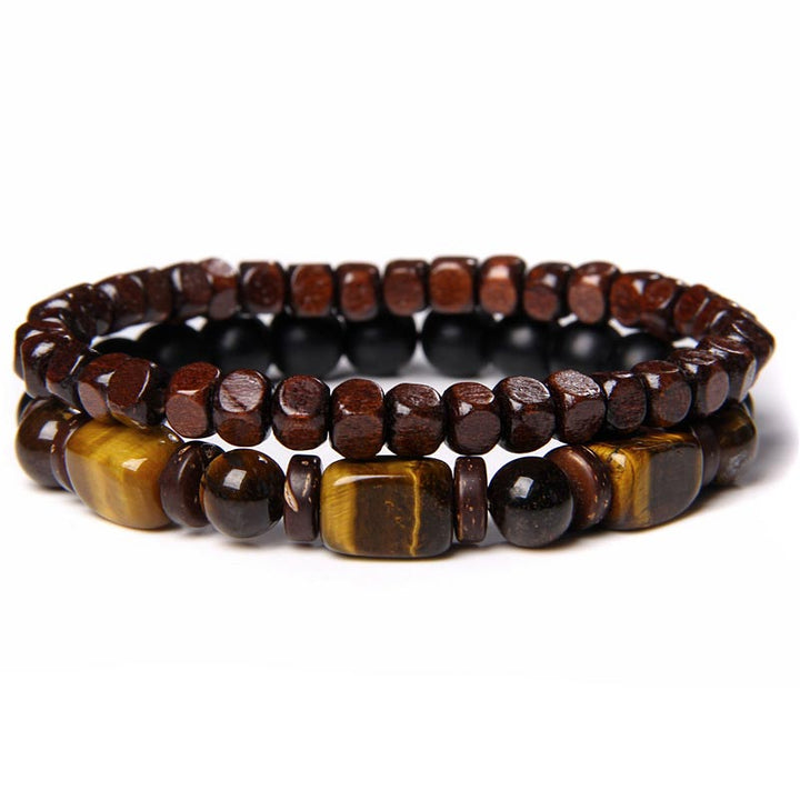 Buddha Stones Tiger Eye Frosted Stone Hematyt Courage